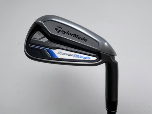 TaylorMade Speedblade Single 6 Iron VeloxT 65g Regular Graphite Mens RH, 1 of 12