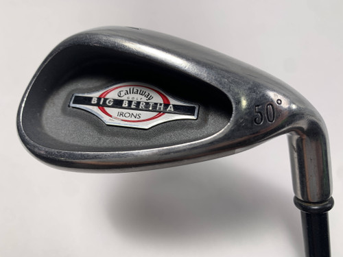 Callaway Big Bertha 2002 Wedge 50* RCH 75i Regular Graphite Mens RH, 1 of 12