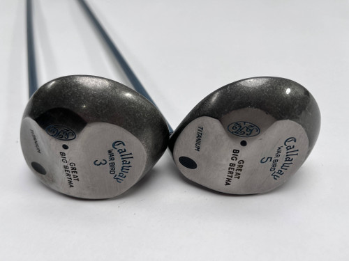 Callaway Original Great Big Bertha 3 & 5 Fairway Set 15* 18* Gems Ladies RH, 1 of 12