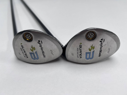 TaylorMade Burner Rescue 2008 4 & 5 Hybrid Set 22* 25* REAX 50g Ladies RH, 1 of 12