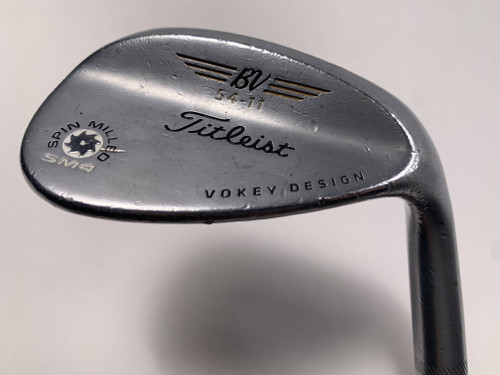 Titleist Vokey Spin Milled SM4 Chrome Sand Wedge SW 54* 11 Bounce Wedge RH, 1 of 12