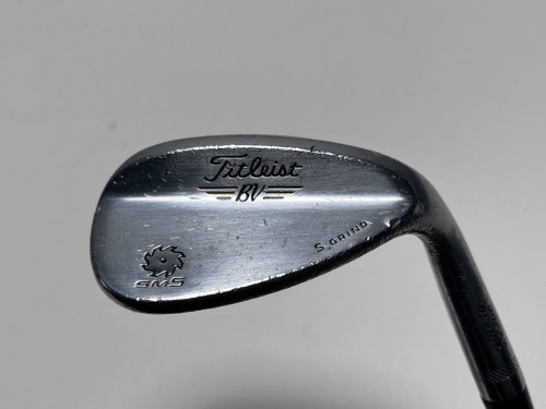 Titleist Vokey SM5 Tour Chrome Wedge 60* 7 Bounce S-Grind Wedge Steel Mens RH, 1 of 12