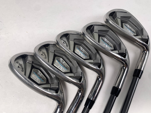 Callaway Rogue Iron Set 7-PW+SW Aldila Synergy 60g Senior Graphite Mens RH, 1 of 12