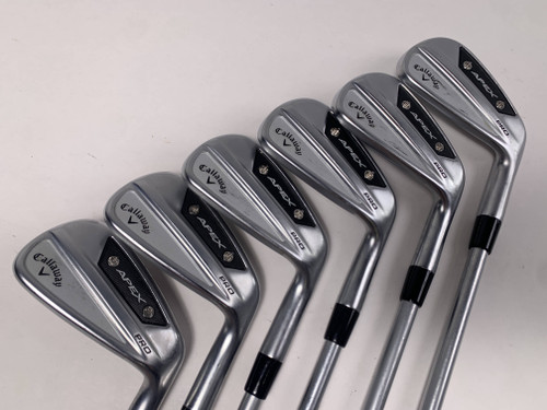 Callaway Apex Pro 24 Iron Set 5-PW Project X IO 6.0 110g Stiff Steel Mens RH, 1 of 12