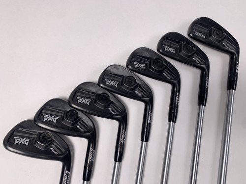 PXG 0317 CB Xtreme Dark Iron Set 4-PW KBS Tour C-Taper Lite 110g Stiff RH, 1 of 12