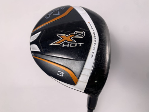 Callaway X2 Hot 3 Fairway Wood 15* AeroTech Powercoil 50 Ladies RH, 1 of 12