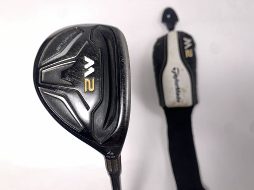 TaylorMade M2 4 Hybrid 22* REAX 65g Regular Graphite Mens RH HC Midsize Grip, 1 of 12