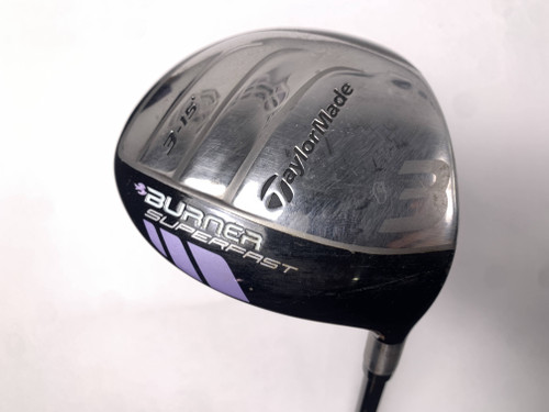 TaylorMade Burner Superfast 3 Fairway Wood 15* Matrix Ozik XCON-4.8 Ladies RH, 1 of 12