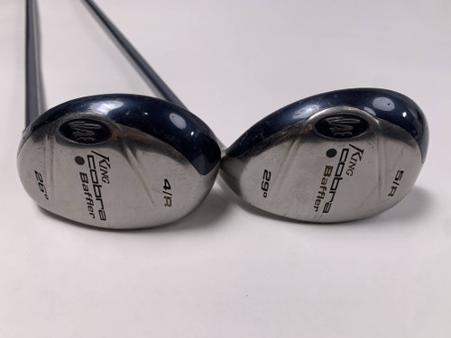 Cobra Baffler 2005 4 & 5 Hybrid Set 26* 29* Aldila NV HL 50g Ladies RH, 1 of 12