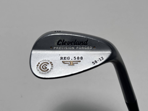 Cleveland 588 Chrome 2012 Wedge 58* 12 Bounce Tour Concept Wedge Steel Mens RH, 1 of 12