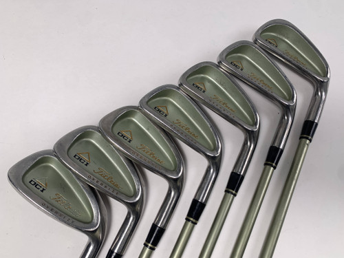 Titleist DCI Gold Overszie + Iron Set 4-PW Tri-Spec Regular Graphite Mens RH, 1 of 12