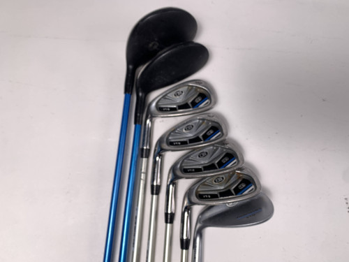 US Kids TS-V10 Club Set 3W 4H 5 8 9 PW LW TS V10 Youth Junior LH, 1 of 12