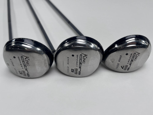 Cobra SS Hyper Steel Wood Set 3 5 7 50g Ladies Graphite Womens RH Undersize, 1 of 12