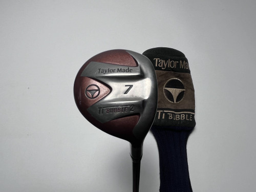 TaylorMade Ti Bubble 2 7 Fairway Wood 21* Bubble 2 R-80 Regular RH HC, 1 of 12