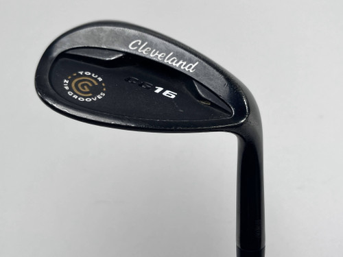 Cleveland CG16 Black Zip Groove Wedge 60* 12 Bounce Traction Wedge Steel Mens RH, 1 of 12