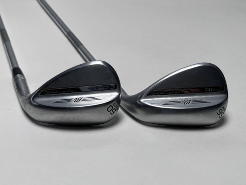 Titleist Vokey SM10 Tour Chrome Wedge Set 56* 8 60* 12 Vokey Wedge Steel Mens RH, 1 of 12