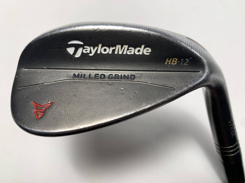 TaylorMade Milled Grind Black Wedge 58* 12 Bounce HB TT DG Wedge Steel Mens RH, 1 of 12