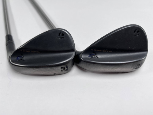 TaylorMade Milled Grind 3 Raw Black Wedge Set 50*9 | 54*13 SteelFiber F3 Reg RH, 1 of 12