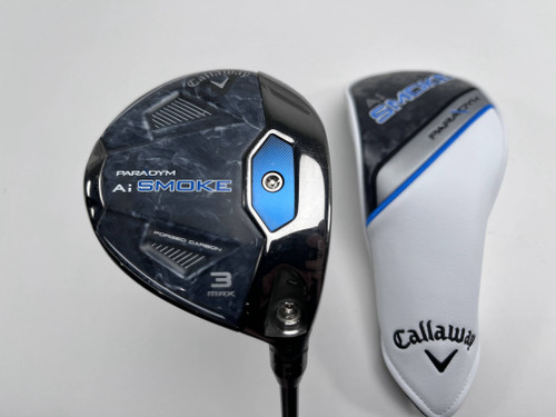 Callaway Paradym Ai Smoke Max 3 Fairway 15* Denali Blue 6.0 Stiff RH HC, 1 of 12
