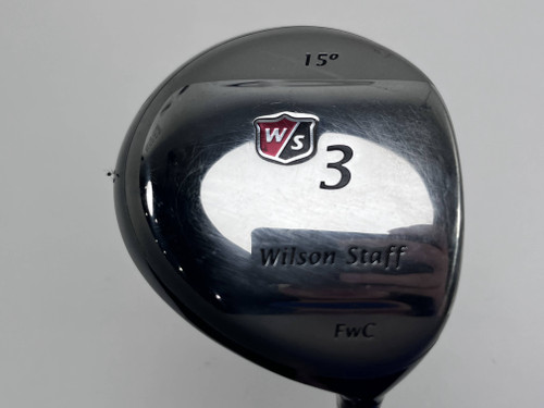 Wilson Staff FWC 3 Fairway Wood 15* Grafalloy Nano Tech Stiff Graphite Mens RH, 1 of 12