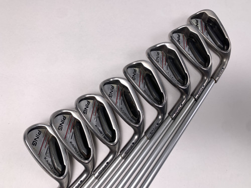 Ping Karsten 2014 Iron Set 5-PW+UW+SW Black Dot KS 401 Regular Graphite Mens RH, 1 of 12