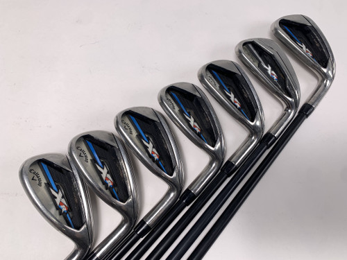 Callaway XR OS Iron Set 5-PW+GW Fubuki AT50x5ct 50g Senior RH, 1 of 12