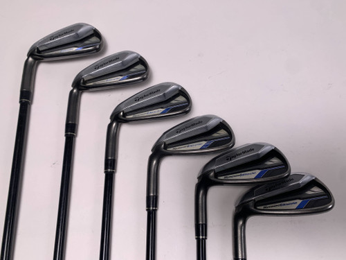 TaylorMade Speedblade Iron Set 5-PW Matrix VeloxT 65g Regular Graphite Mens LH, 1 of 12