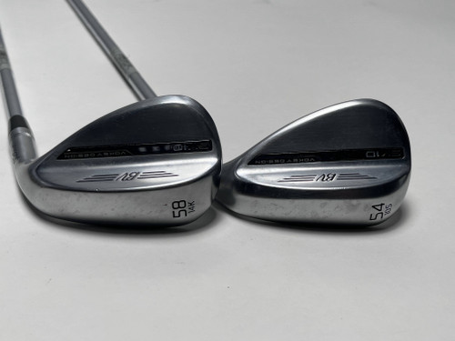 Titleist Vokey SM10 Tour Chrome Wedge Set 54* 10 58* 14 Vokey Steel Mens RH, 1 of 12