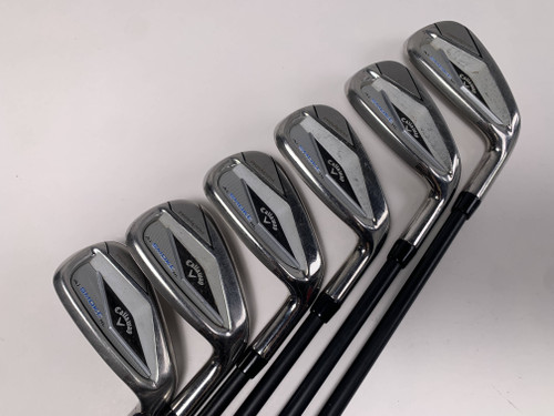 Callaway Paradym Ai Smoke HL Iron Set 6-PW+SW Cypher Fifty 5.0 50g Senior RH, 1 of 12