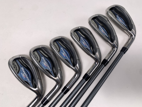Callaway Steelhead XR Iron Set 6-PW+GW Matrix Ozik Program F15 50g Ladies RH, 1 of 12