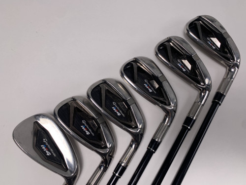 TaylorMade M4 Iron Set 6-PW+GW Fujikura Atmos Red 5A Senior Graphite Mens RH, 1 of 12