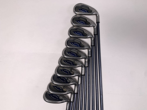 Callaway X-16 Iron Set 4-PW+GW+SW+LW System CW75 Regular Steel Mens RH, 1 of 12