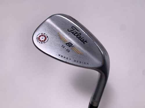 Titleist Vokey Spin Milled Chrome 2009 Wedge 56* 8 Bounce Wedge Steel Mens RH, 1 of 12