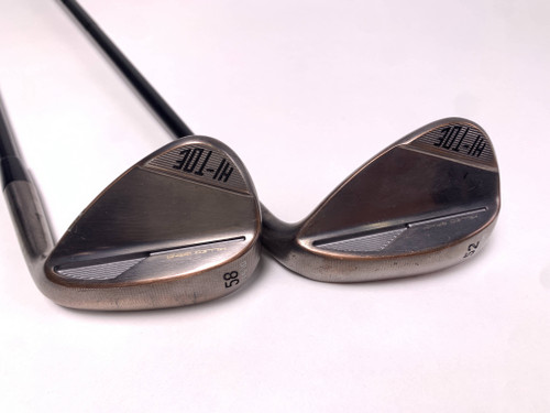 TaylorMade Hi-Toe 4 Wedge Set 52* 9 58* 10 TT DG S400 Black Stiff Steel Mens RH, 1 of 12