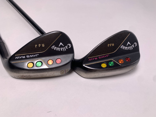 Callaway Jaws Raw Black Plasma Wedge Set 54* 10 60* 10 Recoil Dart F3 Regular RH, 1 of 12