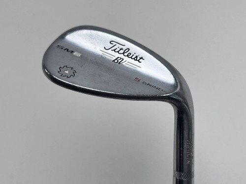 Titleist Vokey SM6 Tour Chrome Sand Wedge SW 56* 10 Bounce S-Grind Wedge RH, 1 of 12