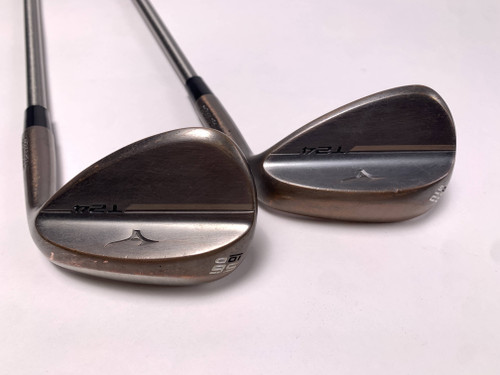 Mizuno T24 Denim Copper Wedge Set 52* 10 56* 10 SteelFiber i70cw 70g Stiff RH, 1 of 12
