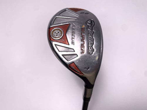 TaylorMade Burner Rescue 4 Hybrid 22* REAX SuperFast 65g Regular Graphite RH, 1 of 12