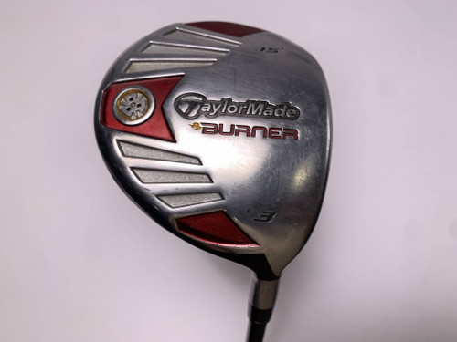 TaylorMade Burner Steel 2007 3 Fairway Wood 15* REAX SuperFast 50g Regular RH, 1 of 12