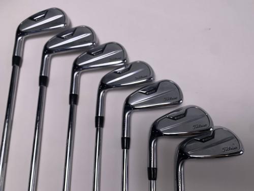 LEFTY Titleist T200 2021 Iron Set 4-PW True Temper Black S300 Stiff LH -1/2'', 1 of 12