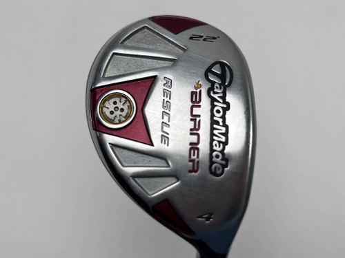 TaylorMade Burner Rescue 4 Hybrid 22* REAX SuperFast 65g Regular RH, 1 of 12