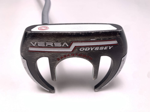LEFTY Odyssey Versa Sabertooth Putter 34" Mens LH, 1 of 12
