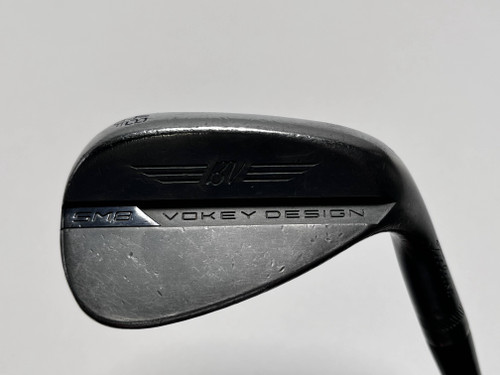 Titleist Vokey SM8 Jet Black Wedge 48* 10 Bounce F-Grind XStiff RH +1'', 1 of 12