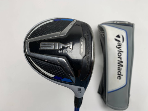 TaylorMade SIM MAX 5 Fairway Wood 18* OBAN Devotion 6 Blue 04 65g Stiff RH HC, 1 of 12