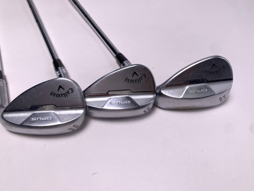 Callaway Opus Brushed Chrome Wedge Set 50* 10 | 54* 12 | 58* 8 DG Mid 115g RH, 1 of 12