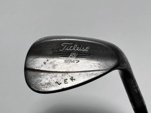 Titleist Vokey SM7 Raw Wedge 52* 8 Bounce F-Grind SteelFiber i95 95g Stiff RH, 1 of 12