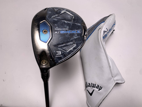 Callaway Paradym Ai Smoke Max 3 Fairway 15* Tensei Blue AV Xlink Reg LH HC, 1 of 12