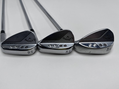 Callaway Jaws Raw Chrome Wedge Set 50* 10 | 54* 10 | 58* 8 DG S400 Stiff RH, 1 of 12