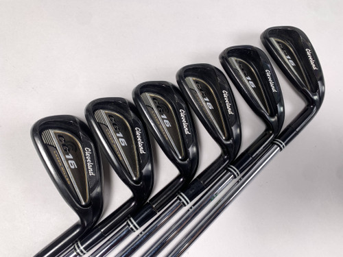 Cleveland CG16 Black Pearl Iron Set 5-PW Traction 85g Regular Steel Mens RH, 1 of 12