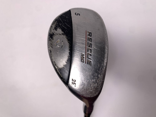 TaylorMade Rescue Mid 5 Hybrid 25* Regular Graphite Mens RH, 1 of 12